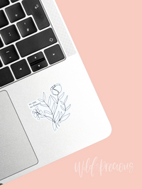 No Rain. No Flowers. Sticker