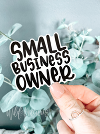 Small Business Owner Sticker
