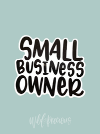 Small Business Owner Sticker