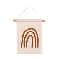 Rust Rainbow Canvas Hang Sign