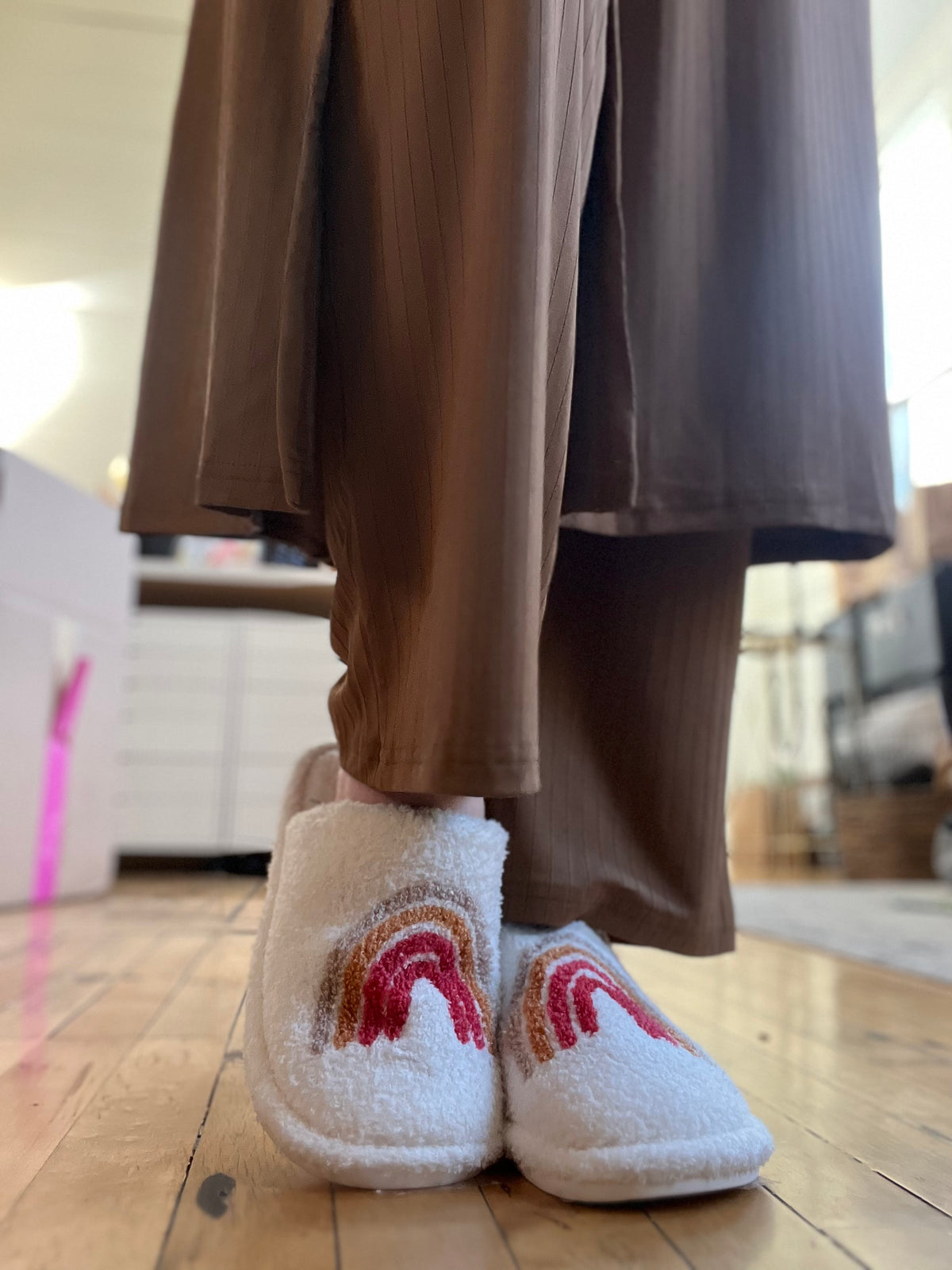 Rainbow Slippers**