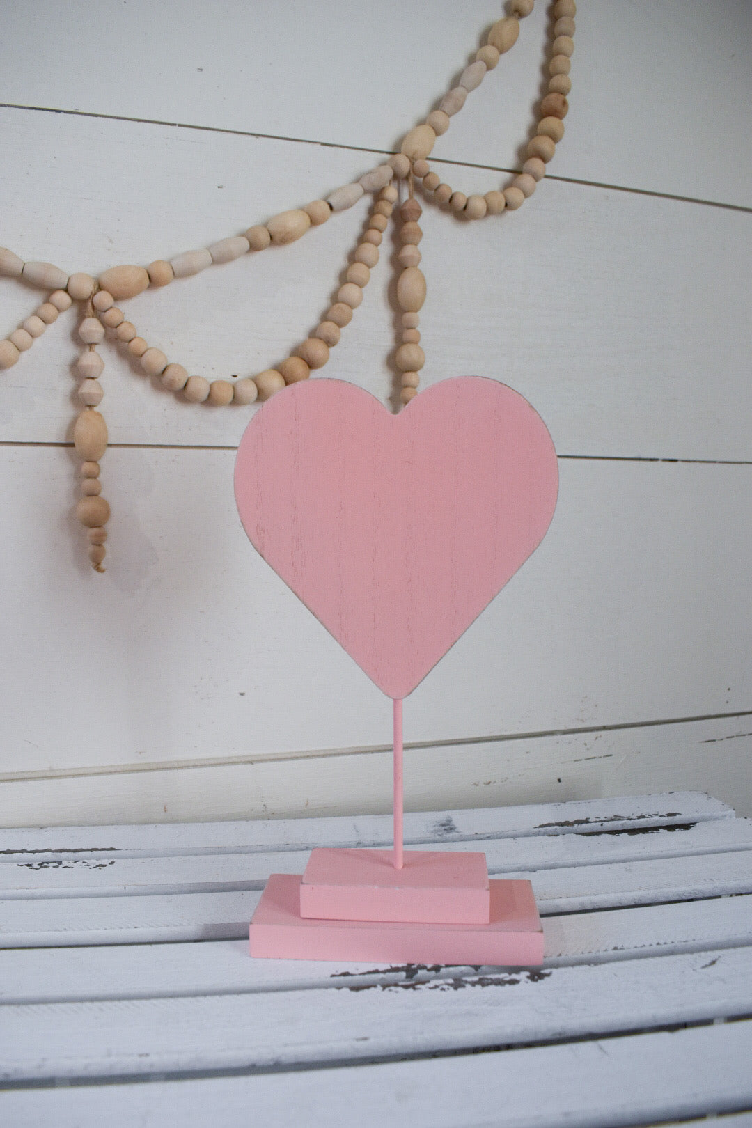 Standing Heart Decor