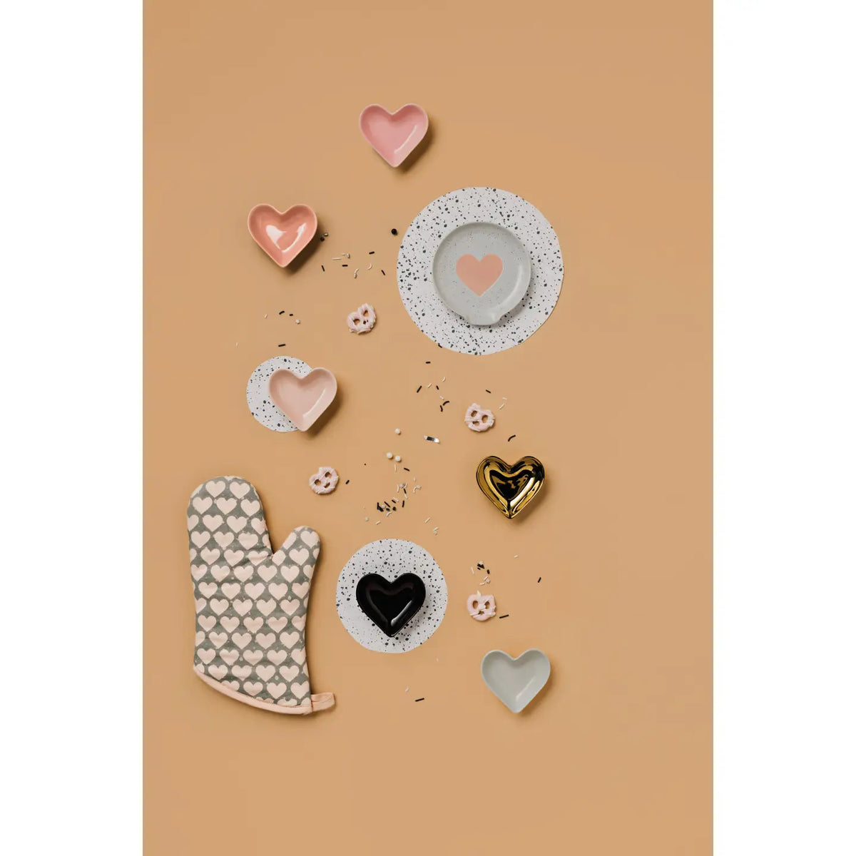 Heart Shaped Pinch Bowls