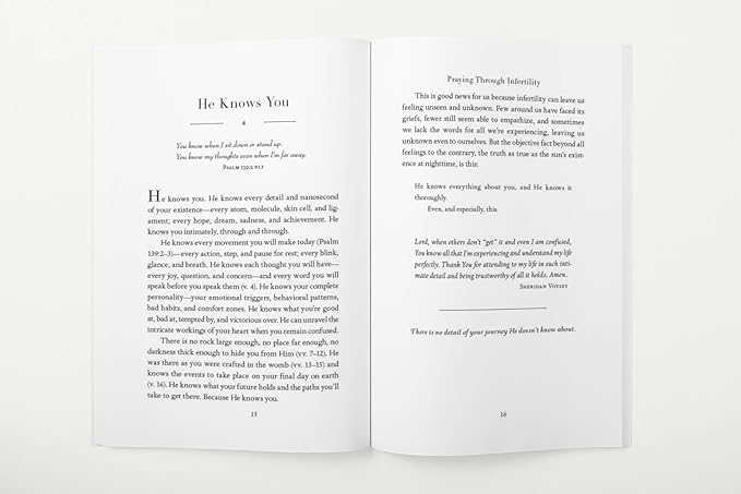 Praying Through Infertility Devotional Paperback