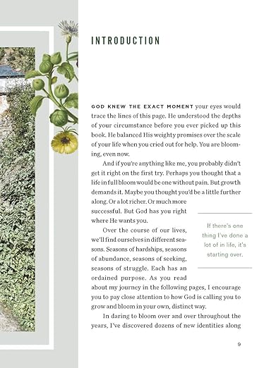 Dare To Bloom Hardcover Book