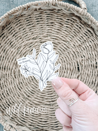 No Rain. No Flowers. Sticker