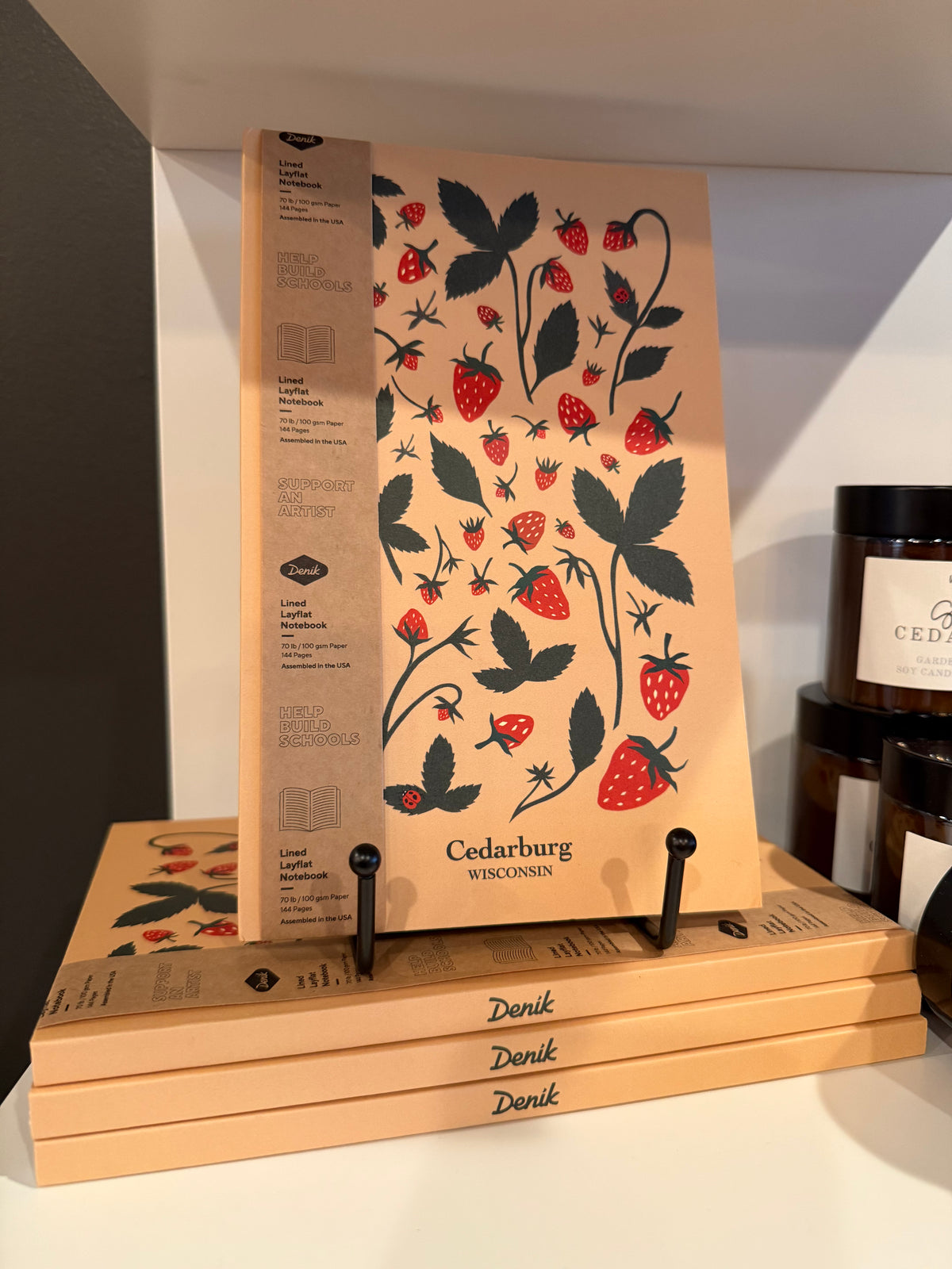Strawberry Cedarburg Notebook