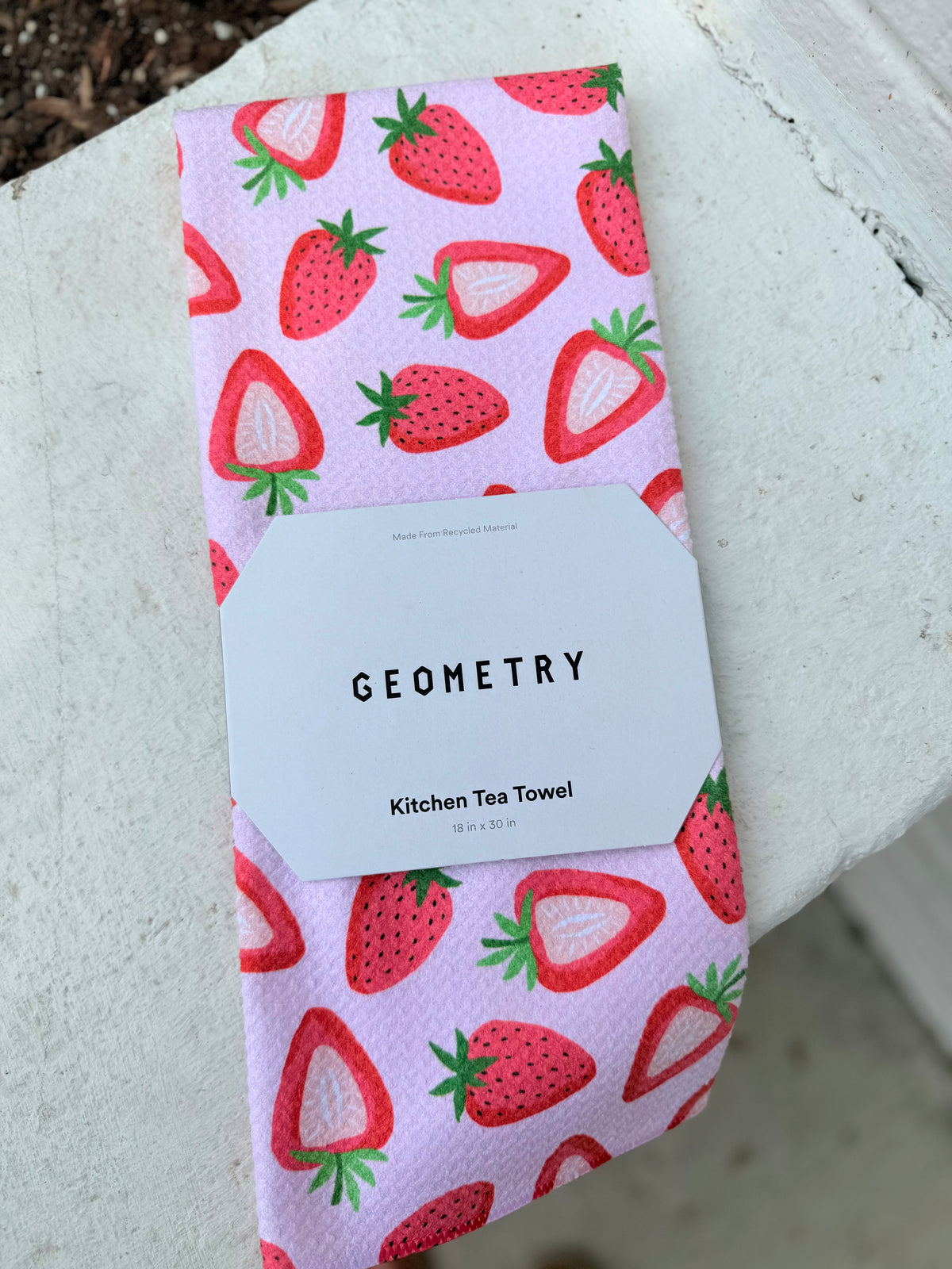 Sweet Strawberry Tea Towel