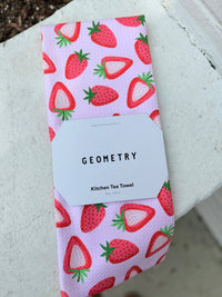 Sweet Strawberry Tea Towel