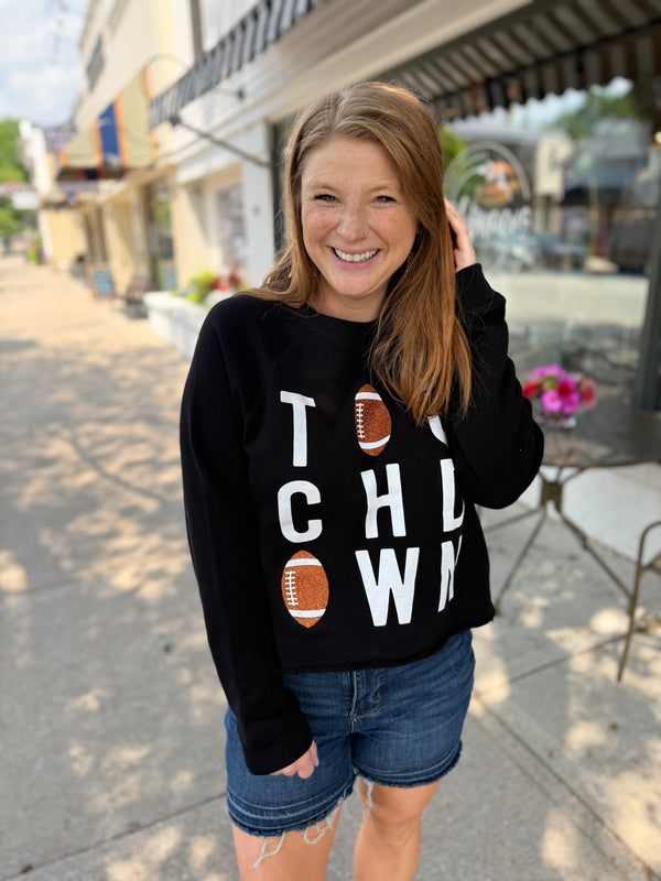 Gliz Touchdown Football Graphic Top