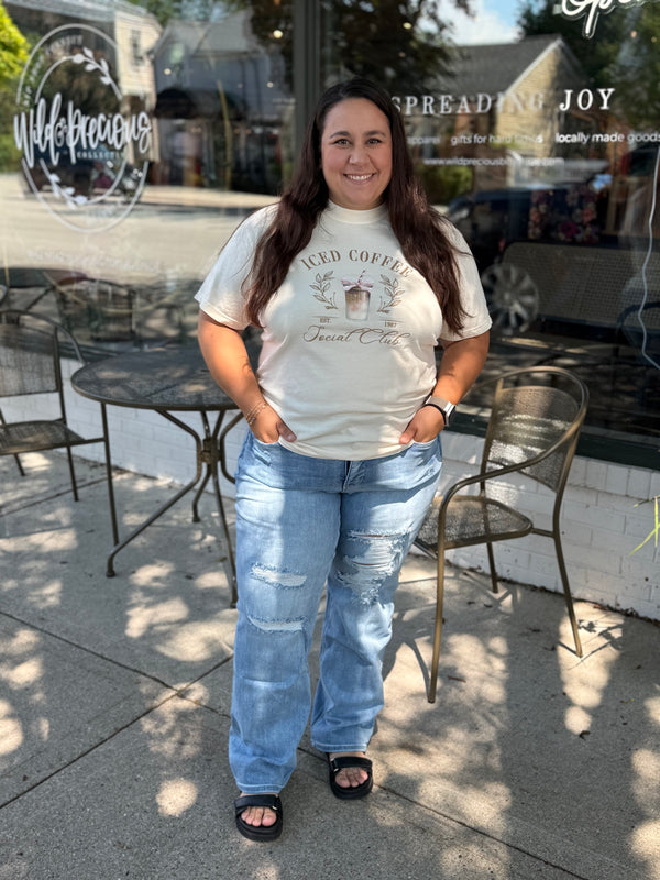 Iced Coffee Social Club Graphic Tee