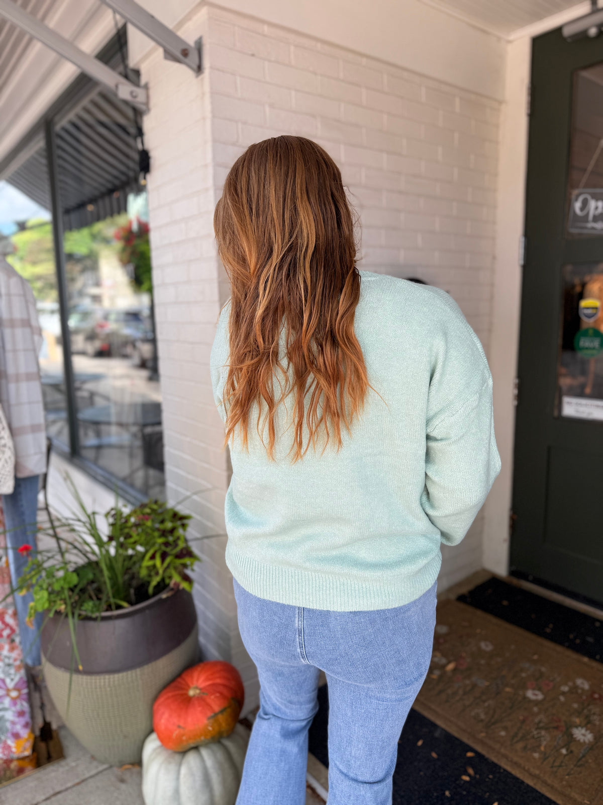 Happy Everything Tinsel Sweater