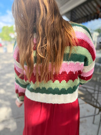 Pastel Rainbow Knit Sweater