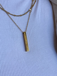 Bloom Gold Bar Necklace