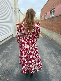 Scarlett Abstract Floral Dress