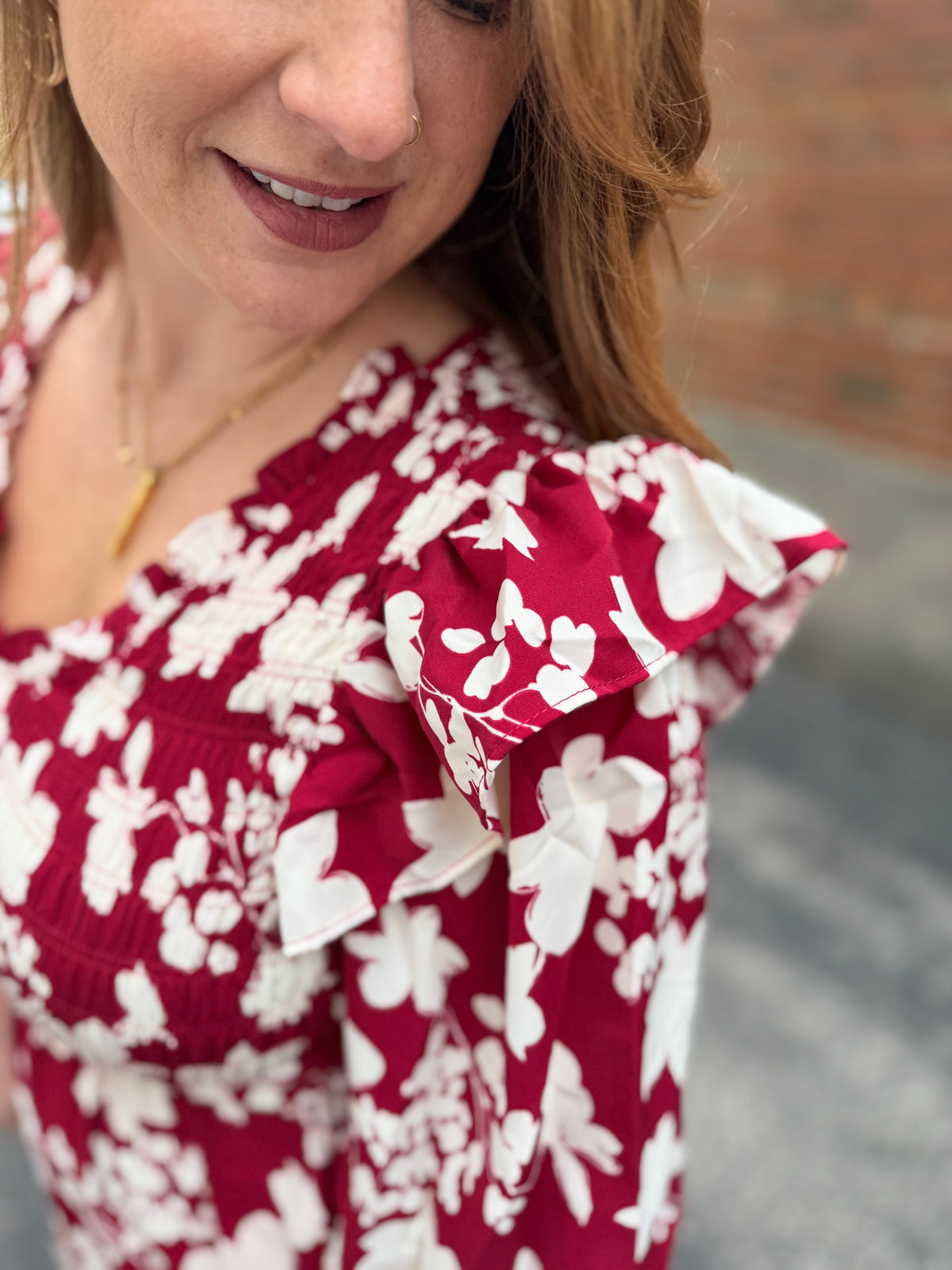 Scarlett Abstract Floral Dress