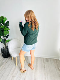 Wildflower Bouquet Embroidered Crewneck