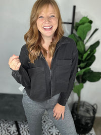 Midnight Wash Relaxed jacket