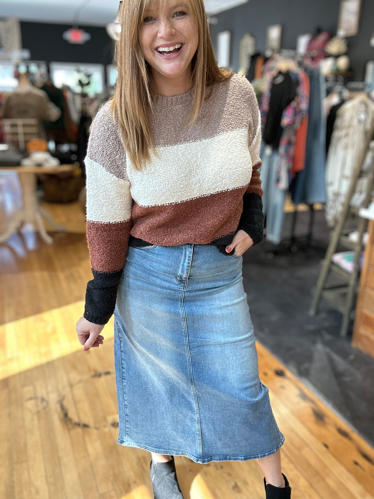 Rayne Jean Skirt