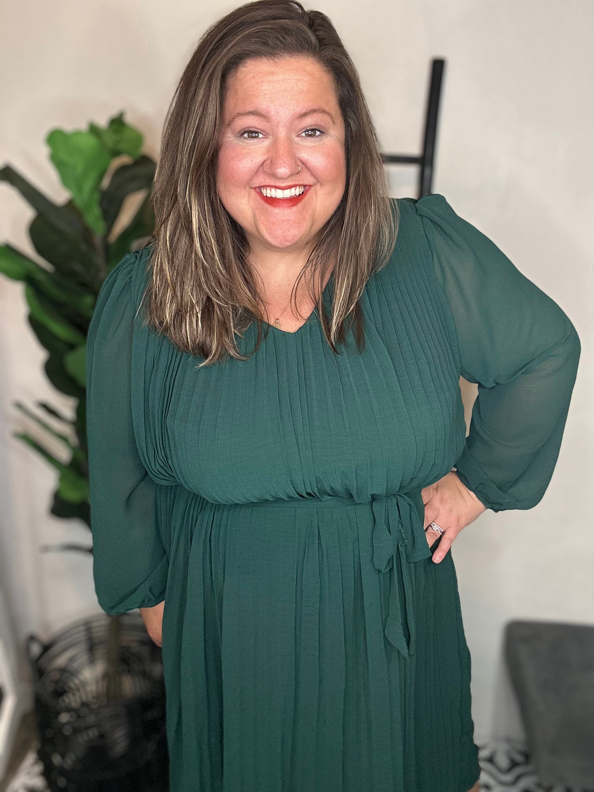 Evergreen Enchantment Dress**