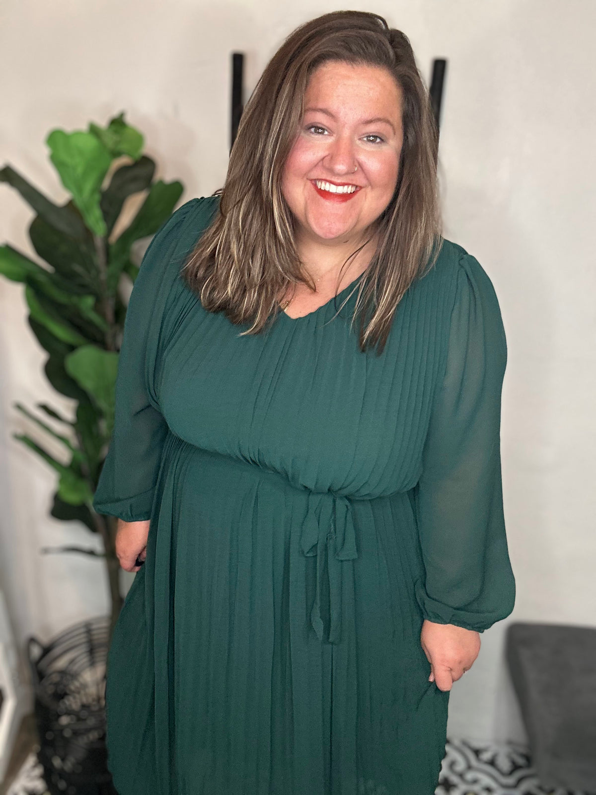 Evergreen Enchantment Dress**