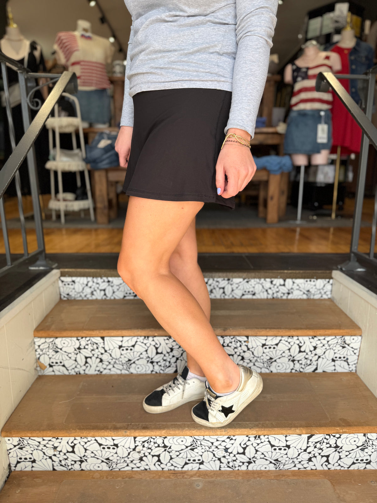 Black Butter Skort
