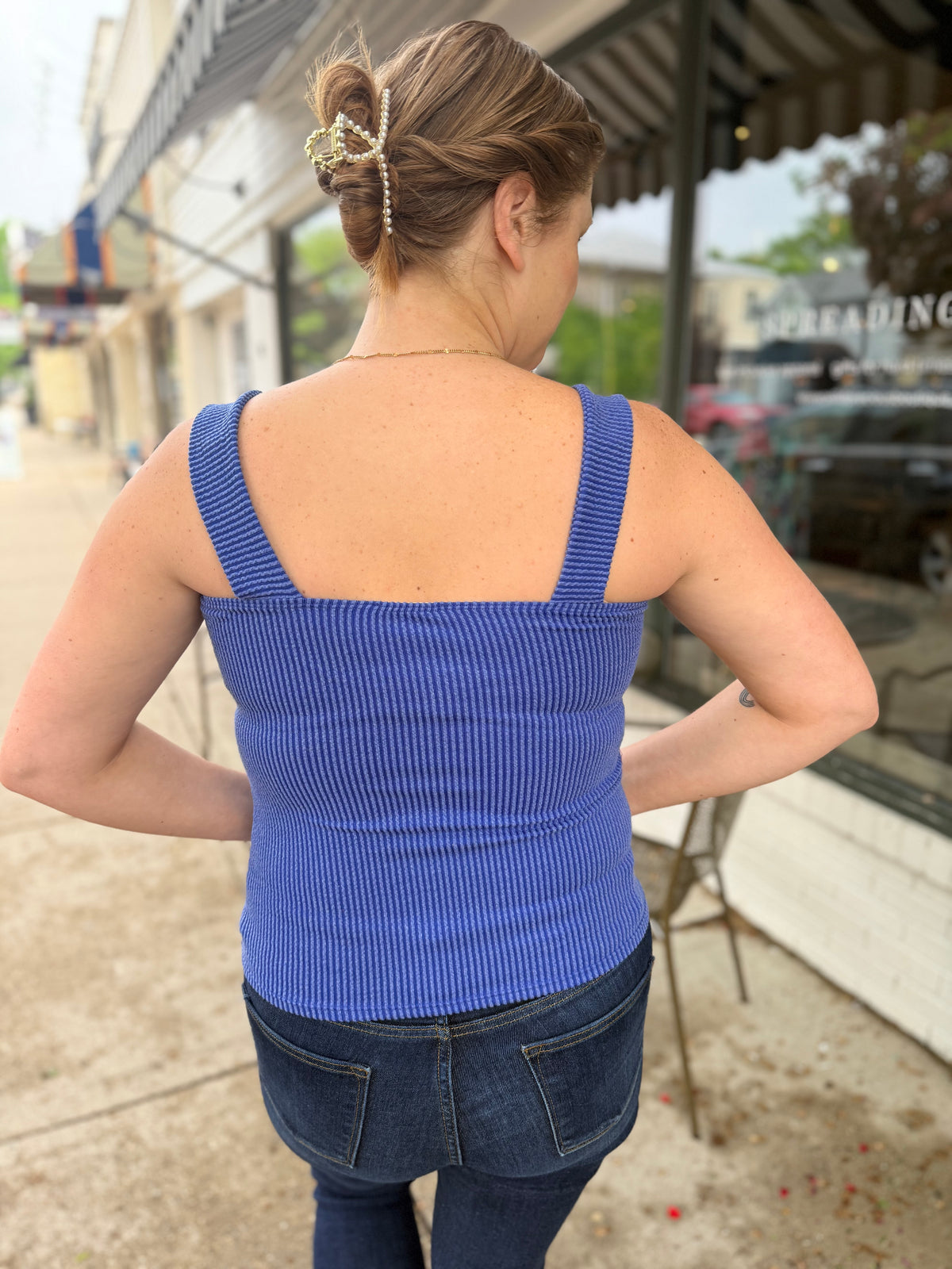 Royal Ribbed Tank