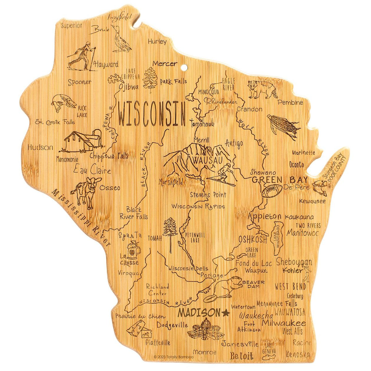 Wisconsin Cutting Board
