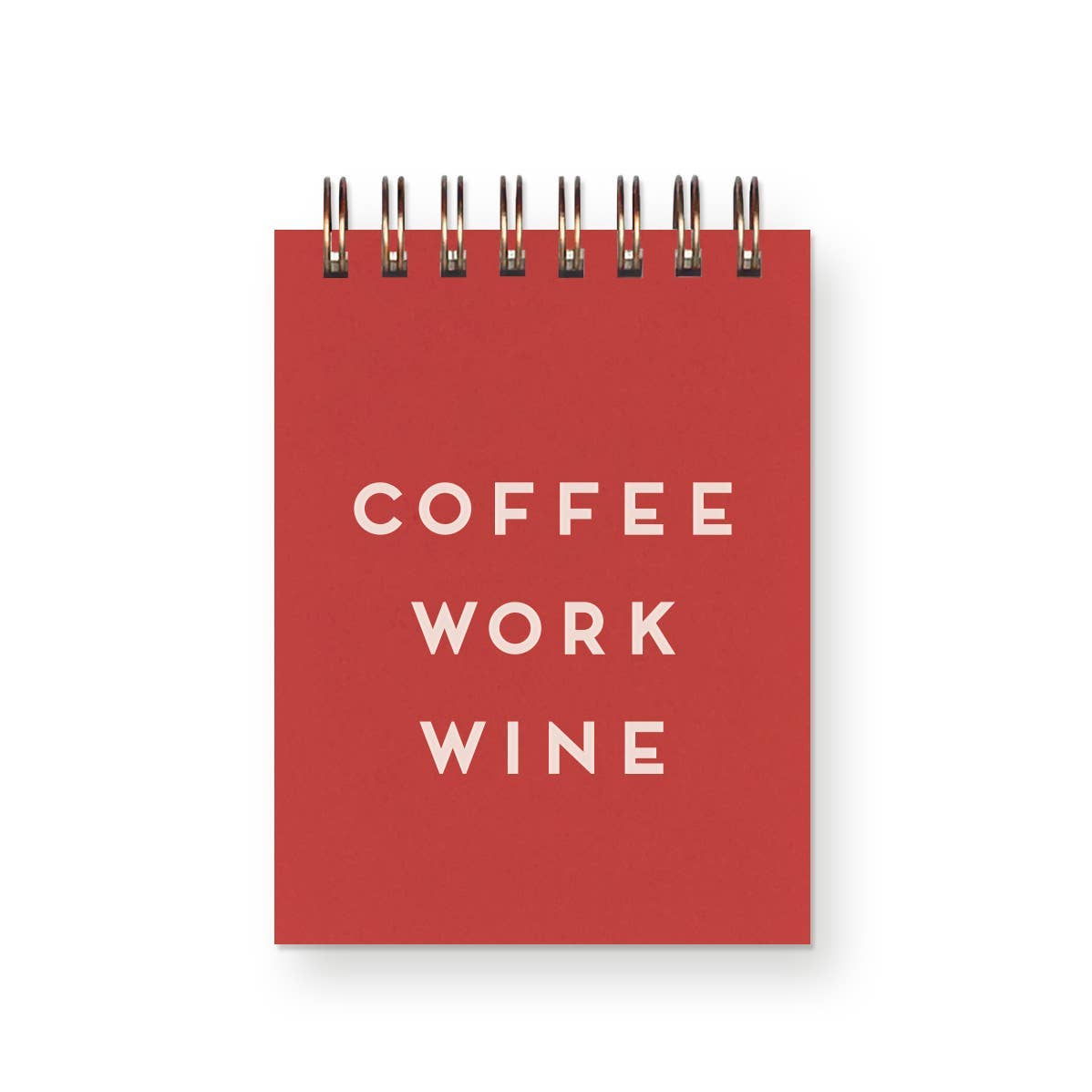 Coffee Work Wine Mini Jotter Notepad