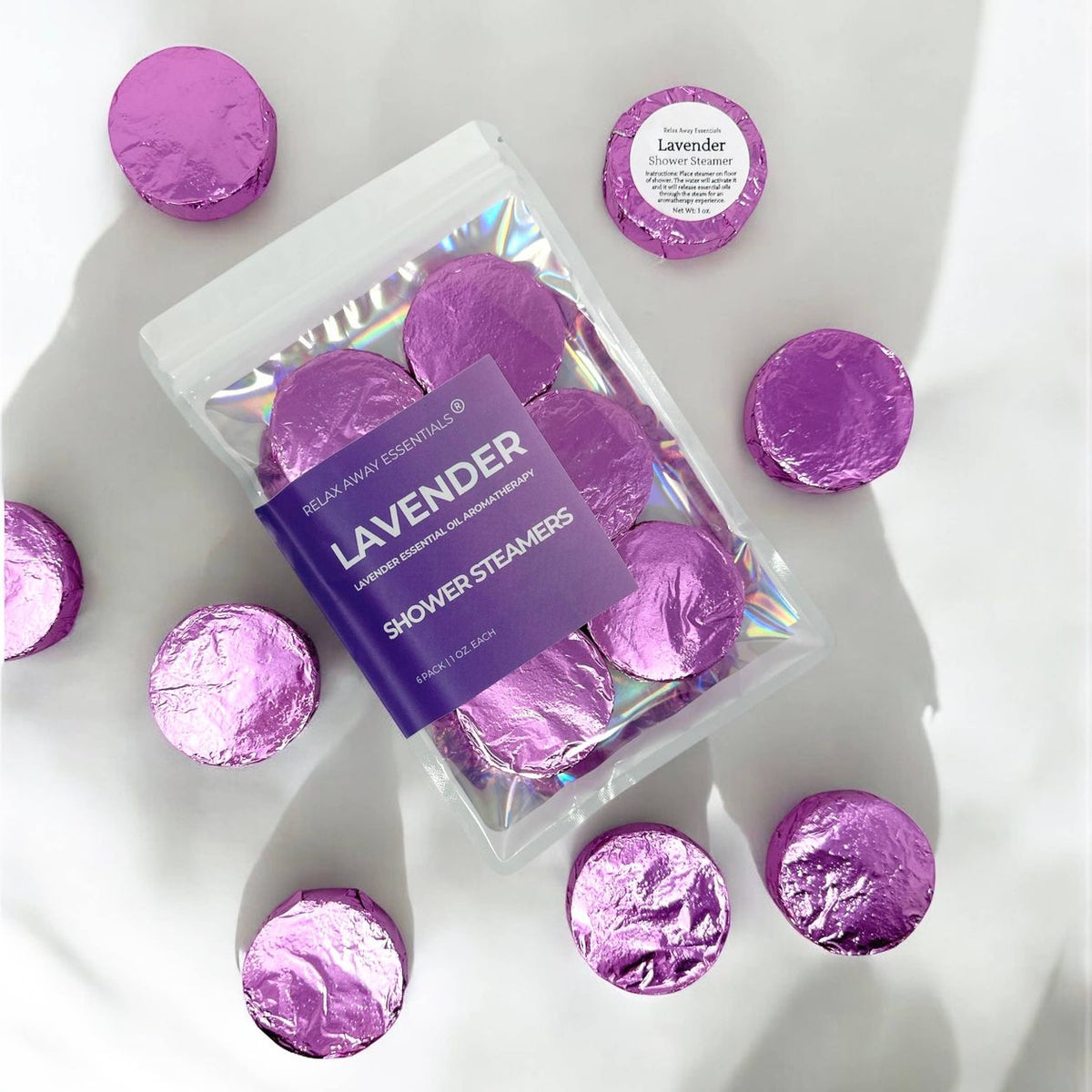 Lavender Shower Steamers - 6 Pack