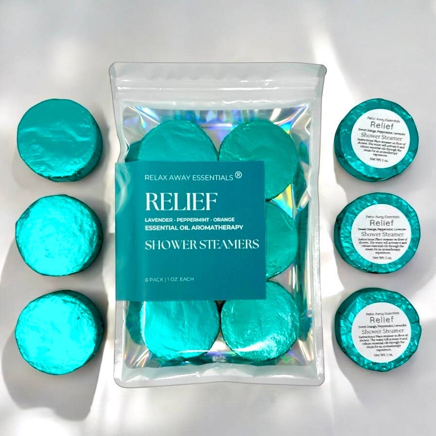 Relief Shower Steamers - 6 Pack