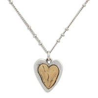 Guardian Angel Necklace - Heart
