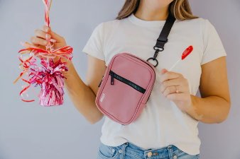 Brixley Crossbody Medium Bag - Rosey