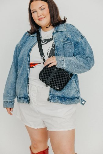 Brixley Crossbody Medium Bag - Shadow Checkered