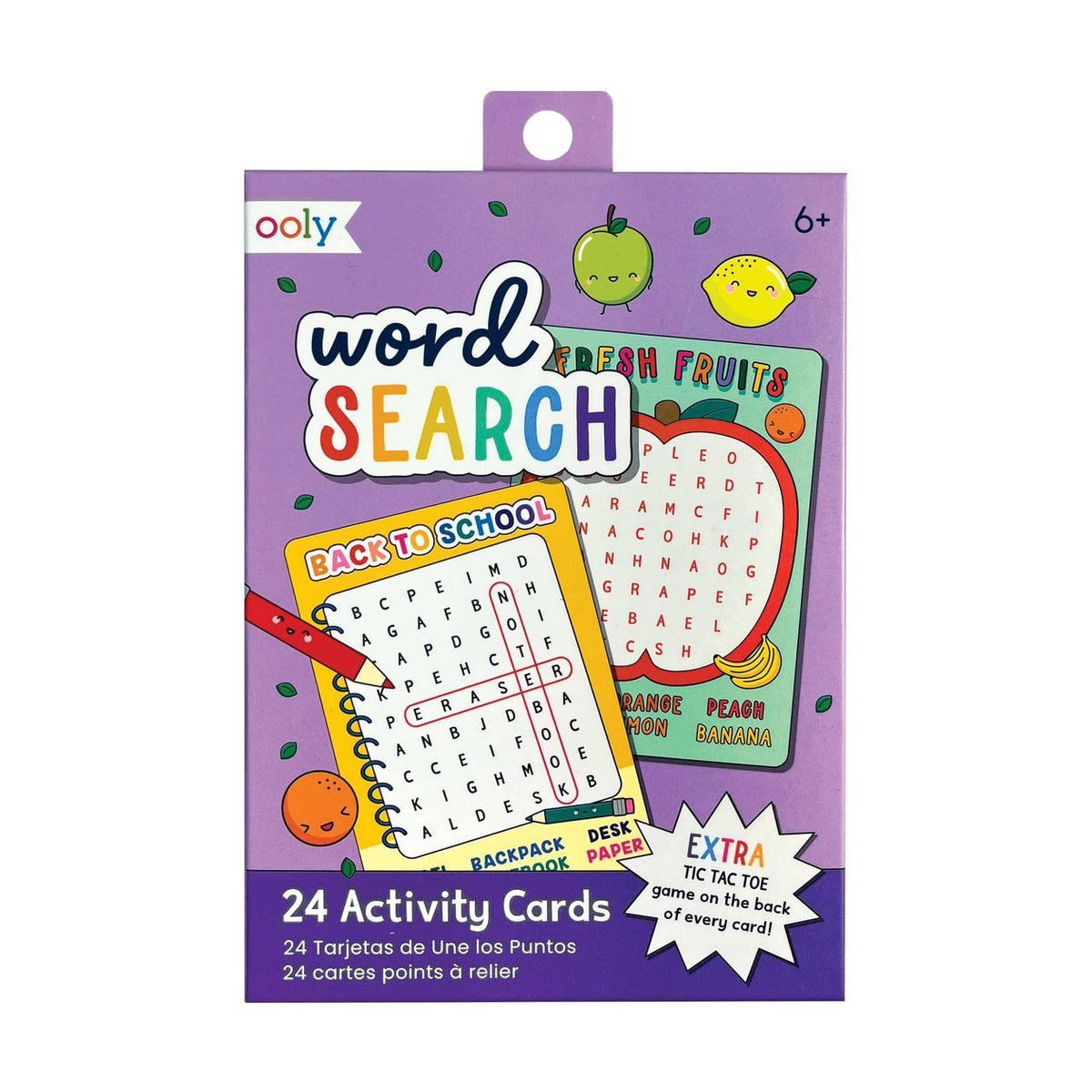 Kids Word Search Activity Cards