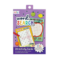 Kids Word Search Activity Cards