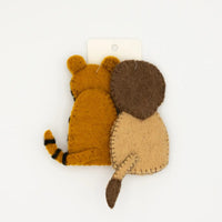 Lion + Tiger Finger Puppets