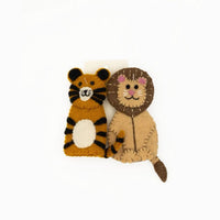 Lion + Tiger Finger Puppets