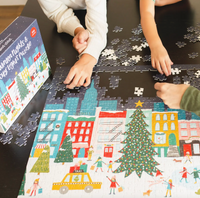 Winter Nights & City Lights - 500 Piece Jigsaw Puzzle