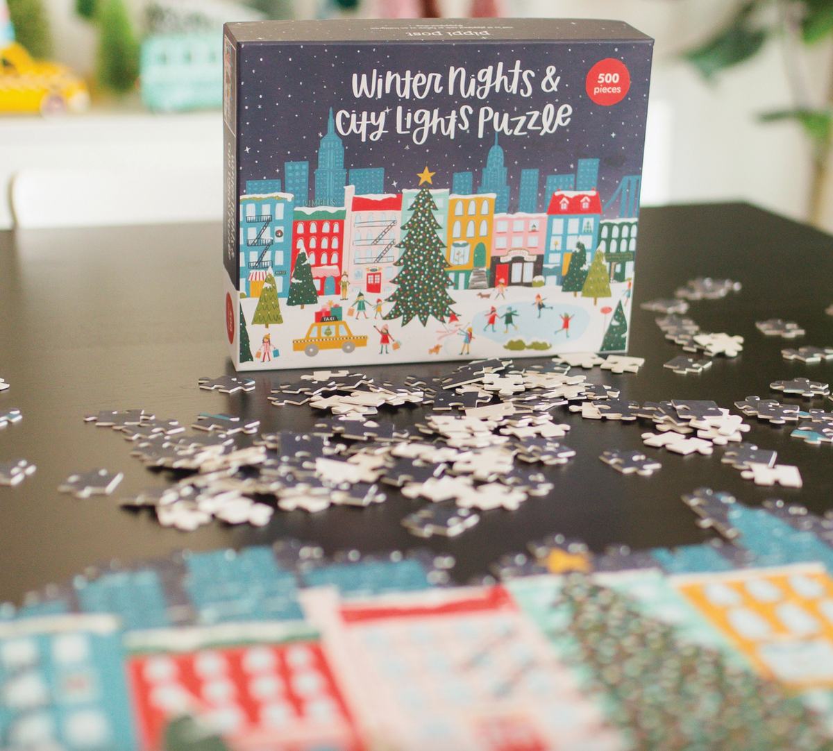 Winter Nights & City Lights - 500 Piece Jigsaw Puzzle