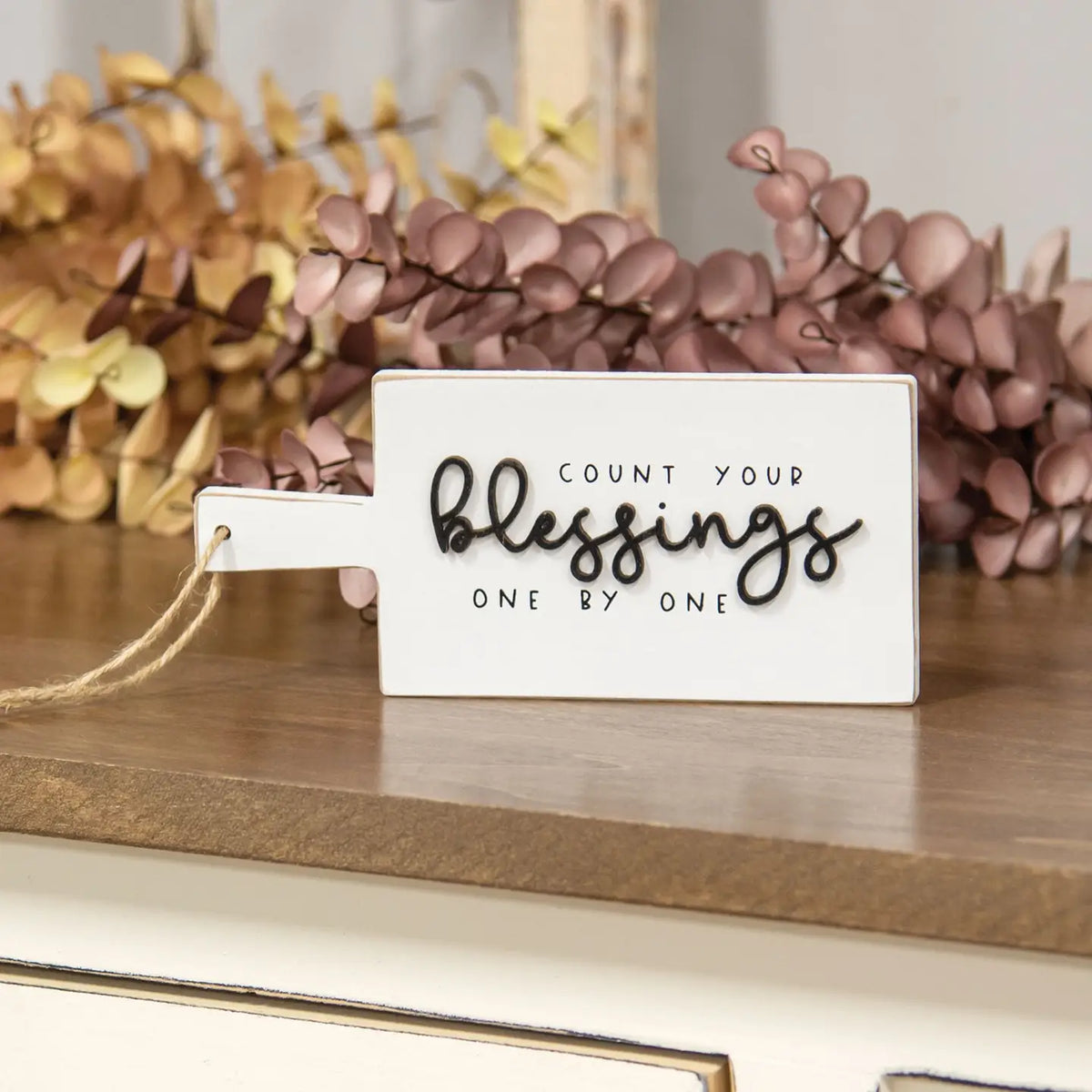 Count Your Blessings Sign