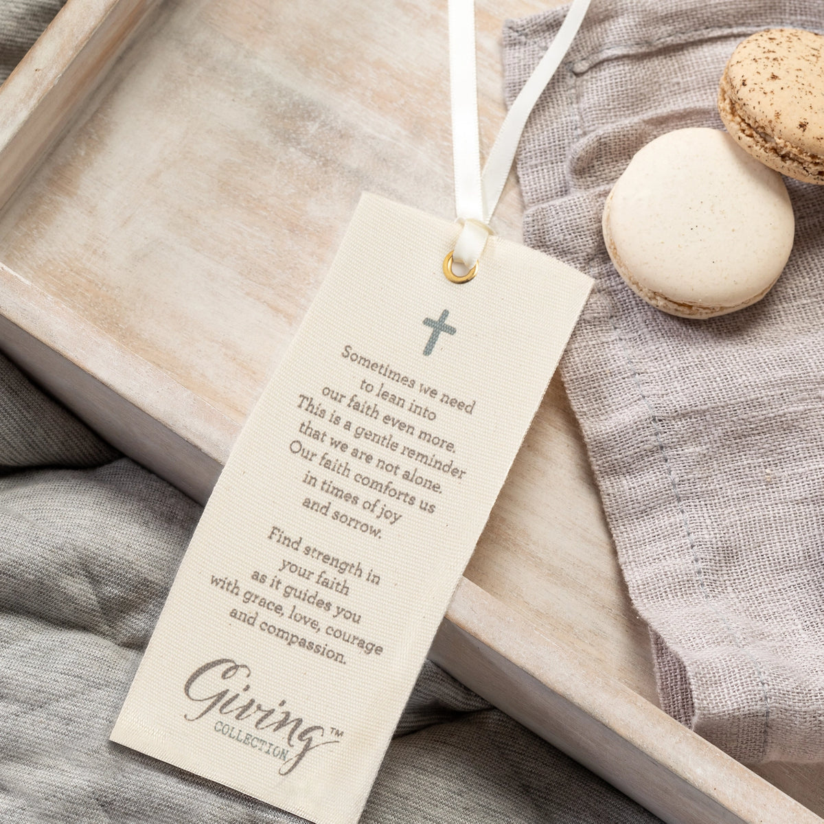 Faith + Strength Shawl - Ivory