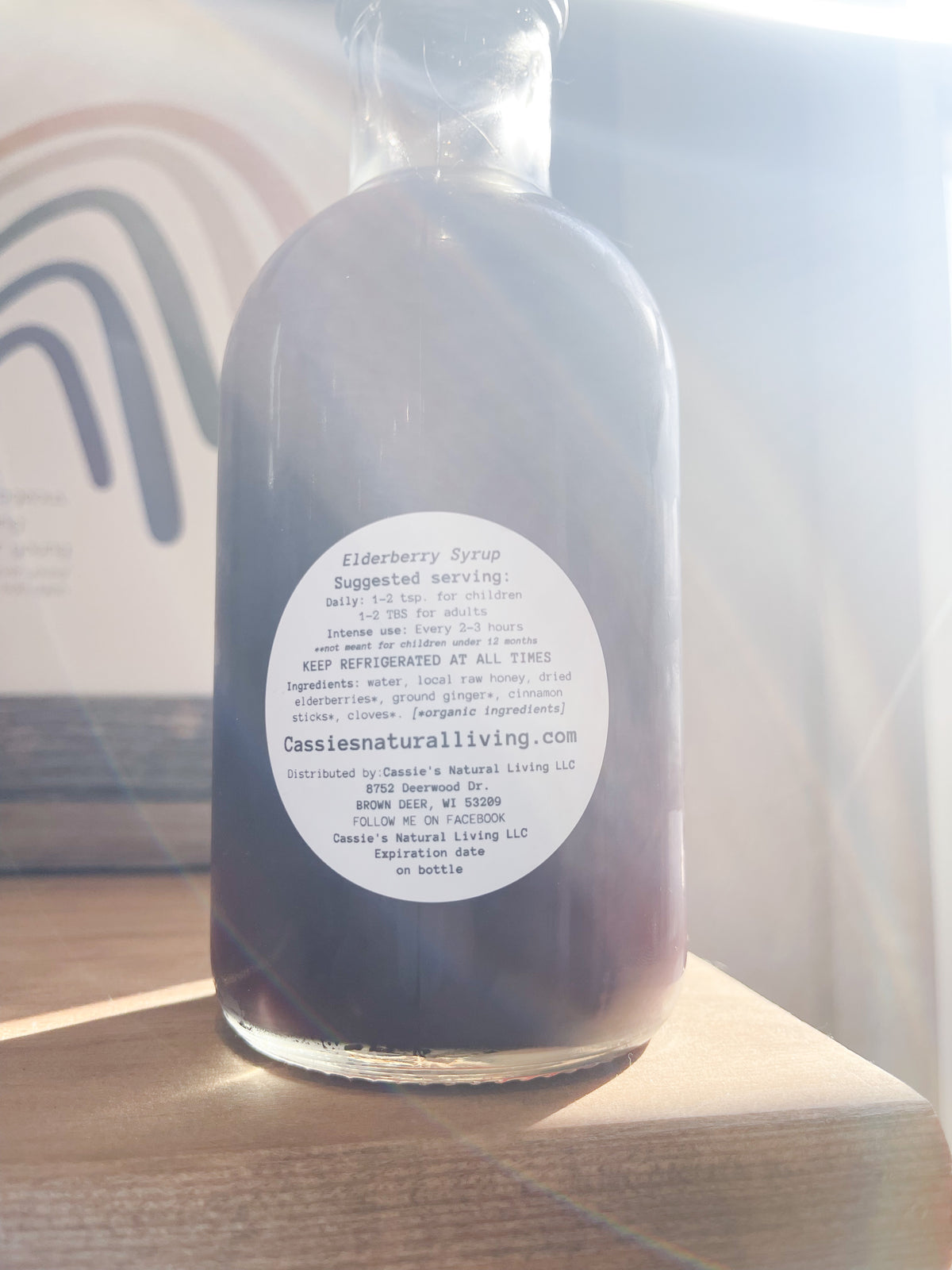 Elderberry Syrup - LOCAL PICK UP ONLY