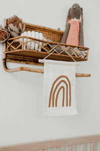 Rust Rainbow Canvas Hang Sign