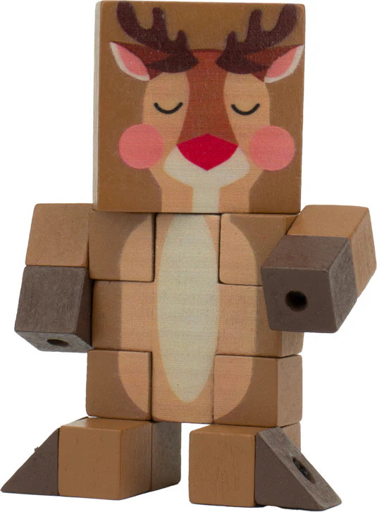Holiday Wooden Fidget - Reindeer