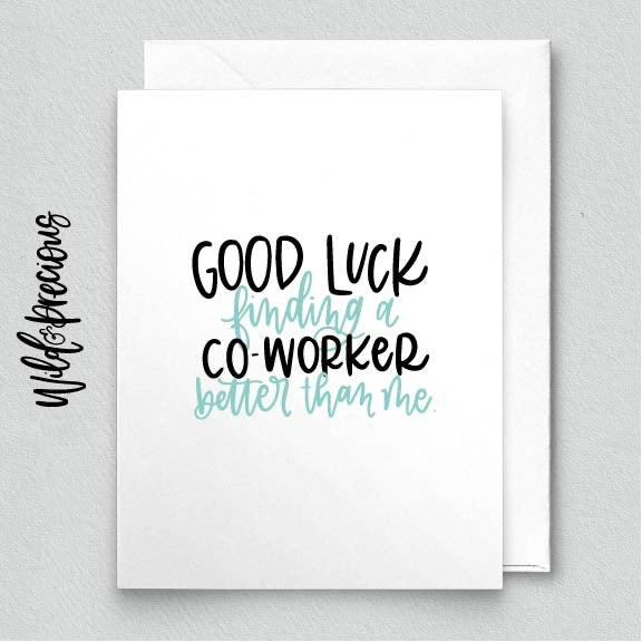 Farewell Coworker Card