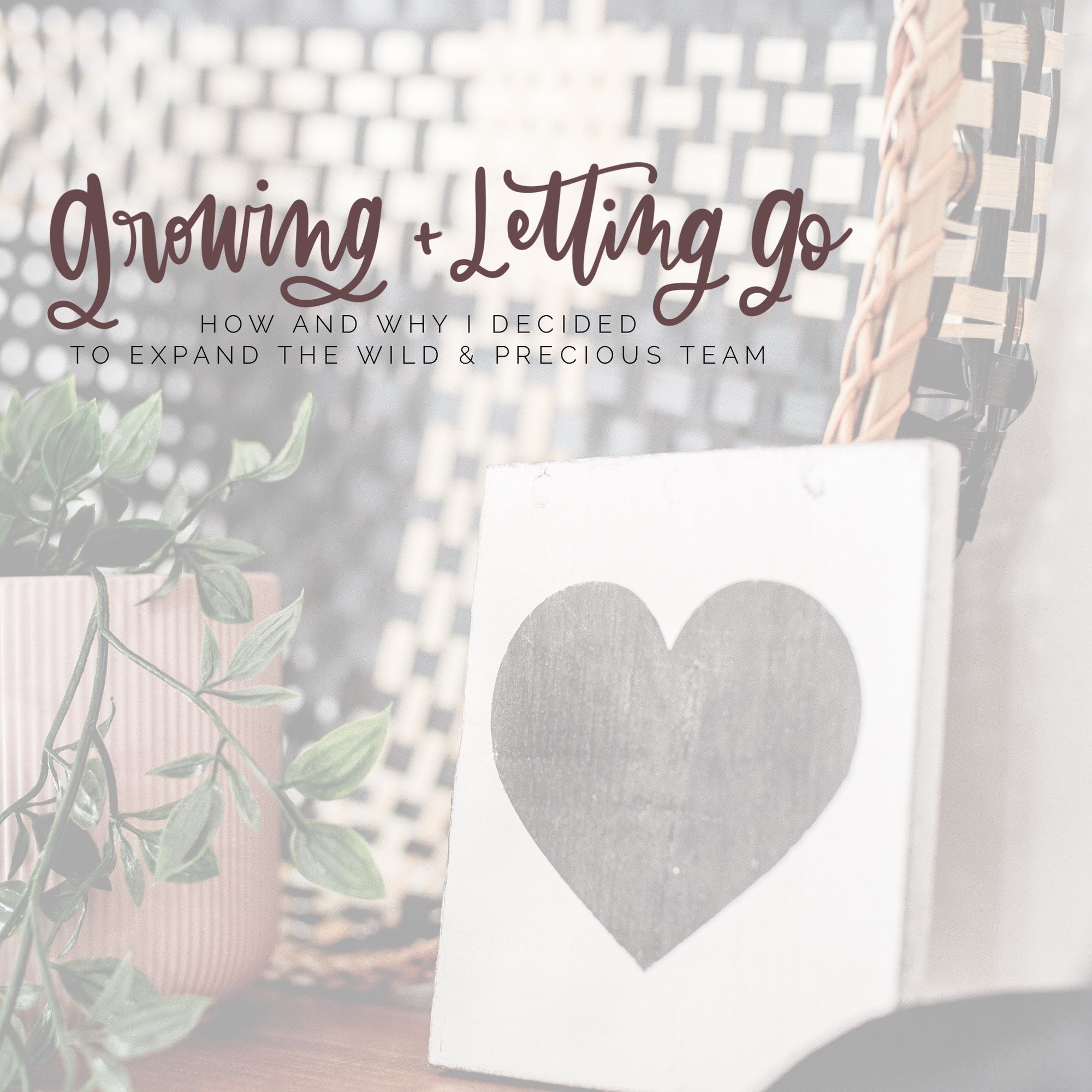 Growing & Letting Go — How and Why I Decided to Expand the Wild & Precious Team