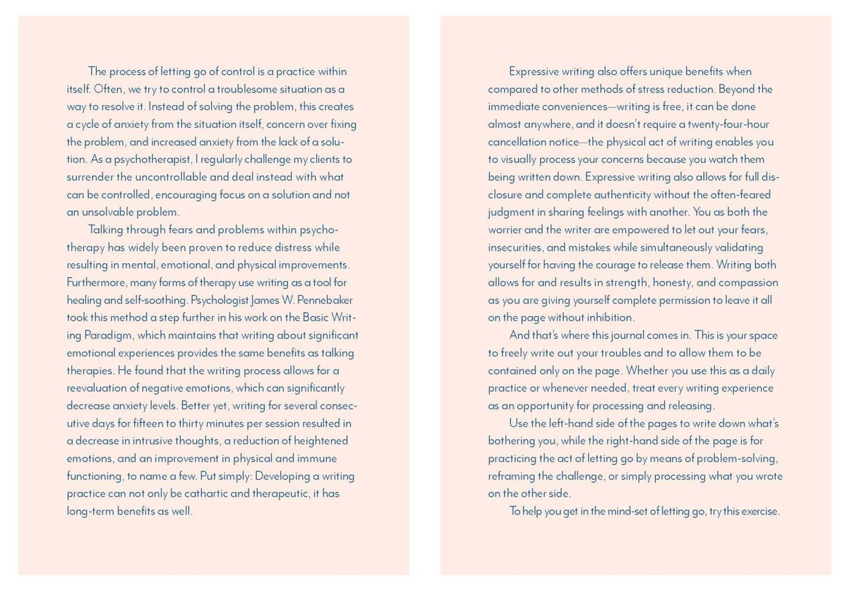 Write It Down, Let It Go