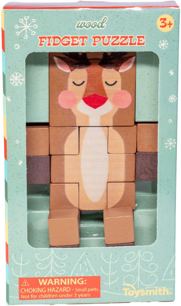 Holiday Wooden Fidget - Reindeer