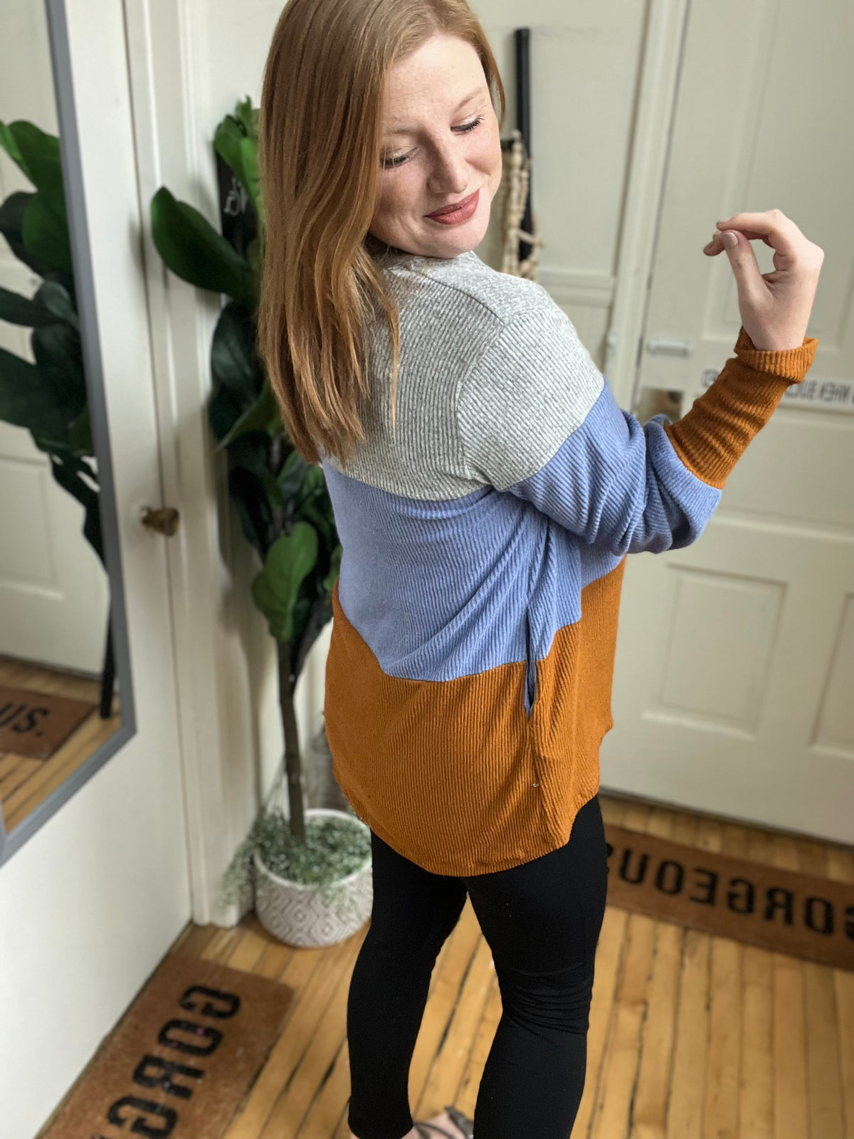 Happy Memories Colorblock Cardigan